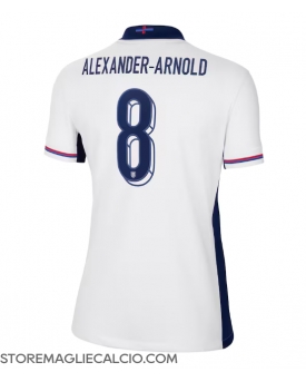 Inghilterra Alexander-Arnold #8 Maglia Gara Casa Repliche Europei 2024 Donna